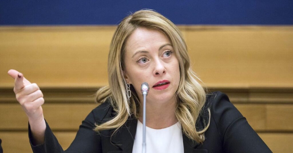 Giorgia Meloni, líder del partido Hermanos de Italia