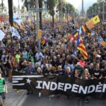 Manifestación de la ANC en Barcelona por la Diada (Assemblea Nacional de Catalunya)