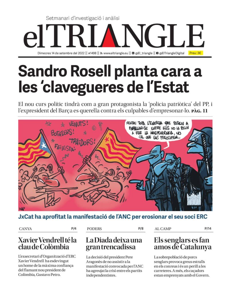 Sandro Rosell planta cara a les clavagueres de l’Estat