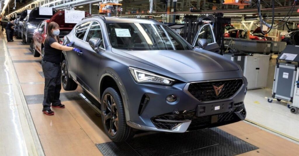 Producció del Cupra Formentor a la fàbrica de Seat de Martorell
