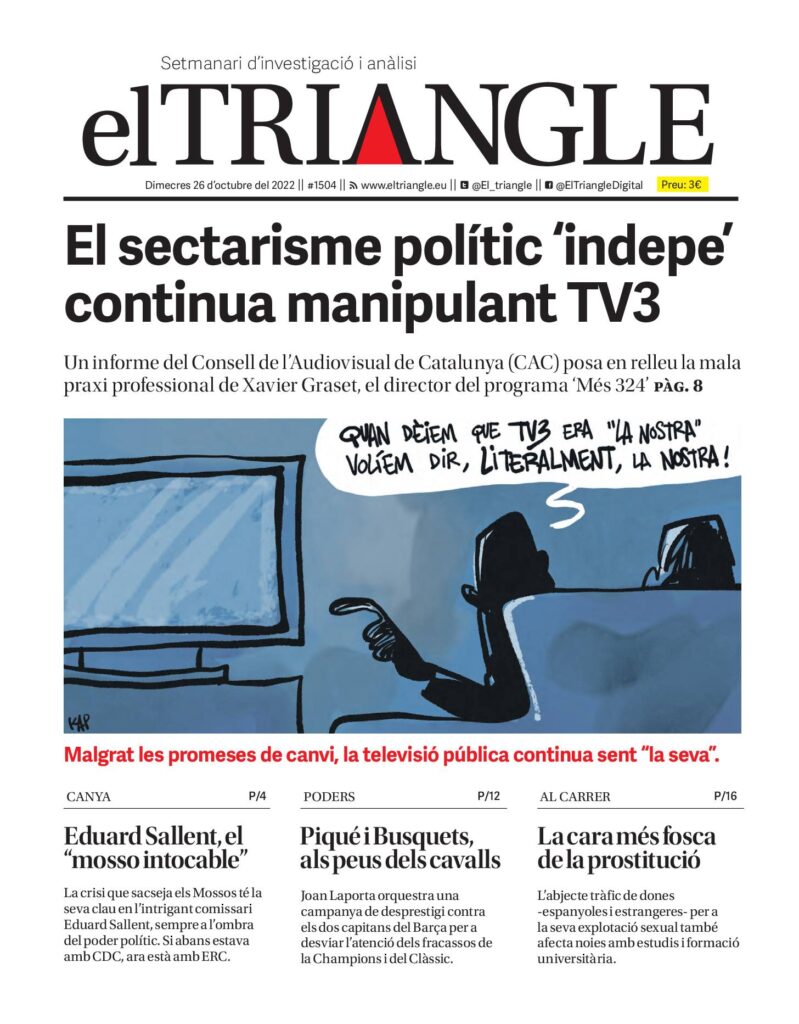 El sectarisme polític ‘indepe’ continua manipulant TV3