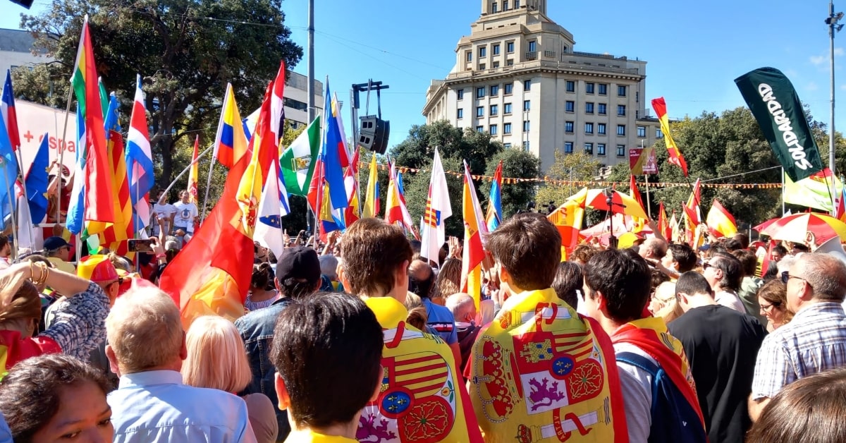 Manifestació del 12-O del 2022 a Barcelona