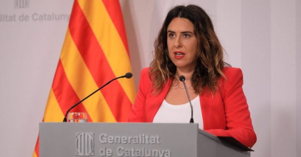 Patrícia Plaja, portaveu de la Generalitat de Catalunya