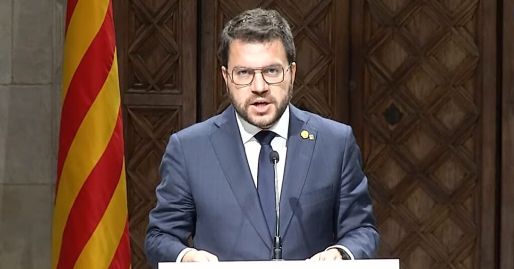 Pere Aragonès, president de la Generalitat de Catalunya