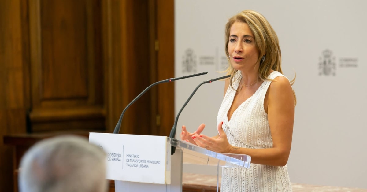 Raquel Sánchez, ministra de Transports, Mobilitat i Agenda Urbana (Govern d'Espanya)