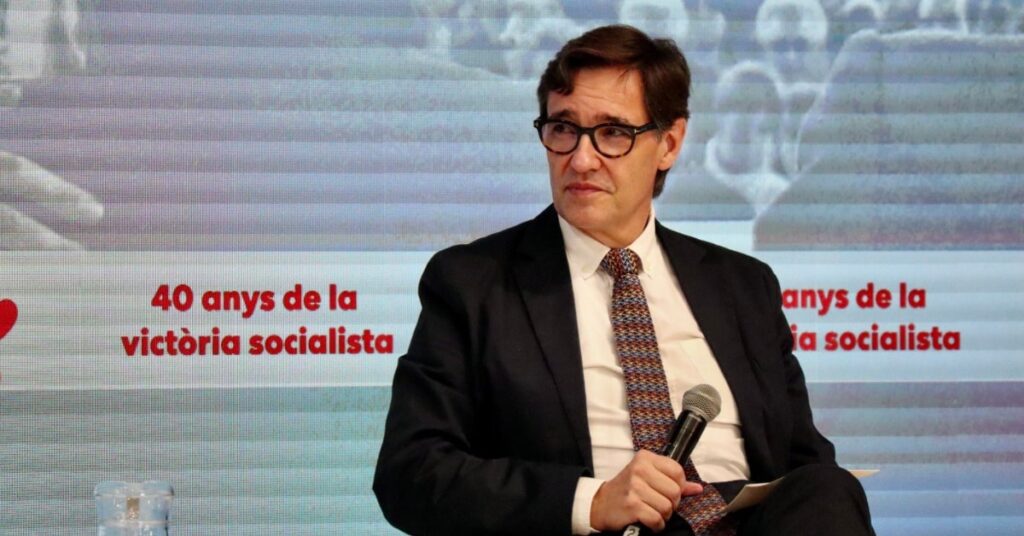 Salvador Illa, primer secretari del PSC