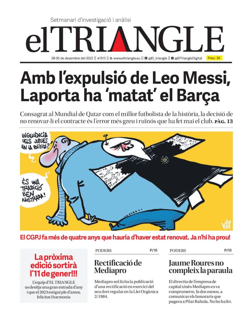Amb l’expulsió de Leo Messi, Laporta ha ‘matat’ el Barça