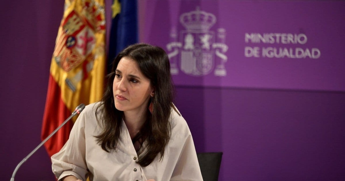 La ministra de Igualdad, Irene Montero