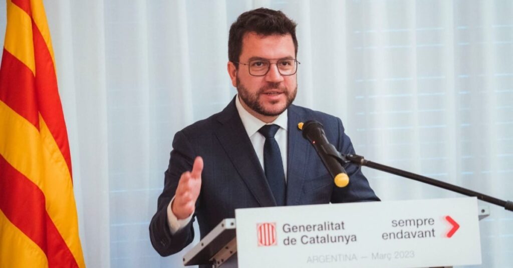 El president de la Generalitat, Pere Aragonès, a Buenos Aires (ERC)