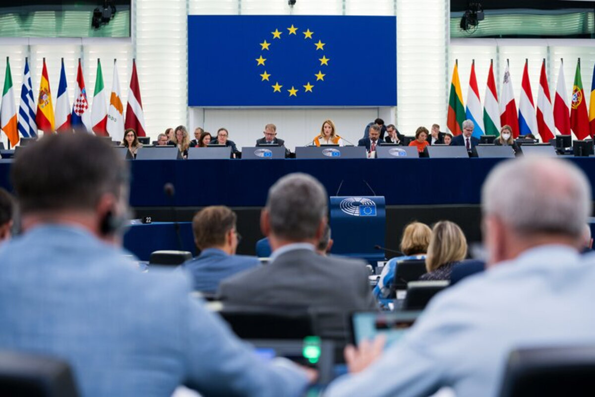 Imatge del Ple d'Estrasburg durant la votació d'una de les resolucions