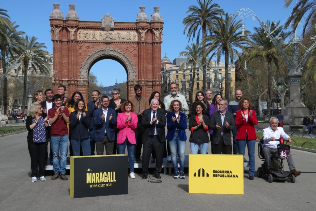 Presentación de la lista de ERC para las elecciones municipales en Barcelona (ACN)