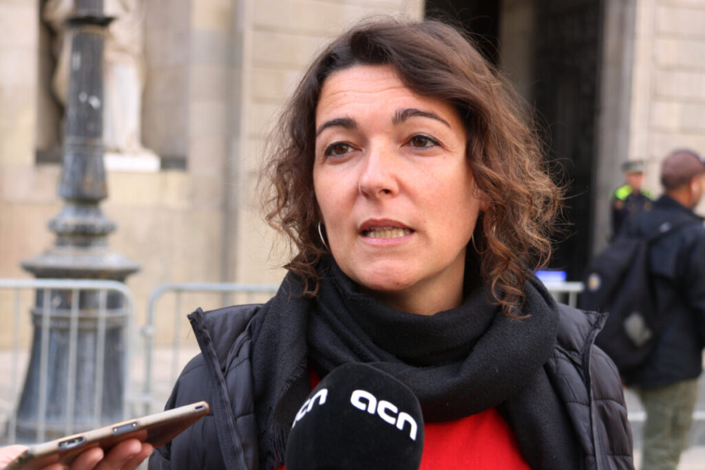 La portaveu de l'APE, Maria Campuzano (ACN)