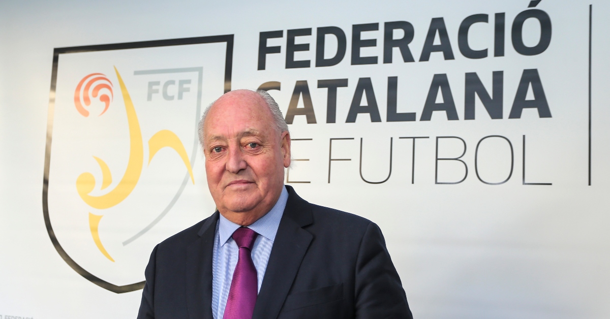 Joan Soteras, president de la Federació Catalana de Futbol (FCF)