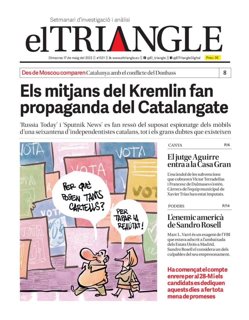 Els mitjans del Kremlin fan propaganda del Catalangate