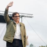 El primer secretario del PSC, Salvador Illa, en el acto del partido en Mollet del Vallès (Jordi Pujolar, ACN)