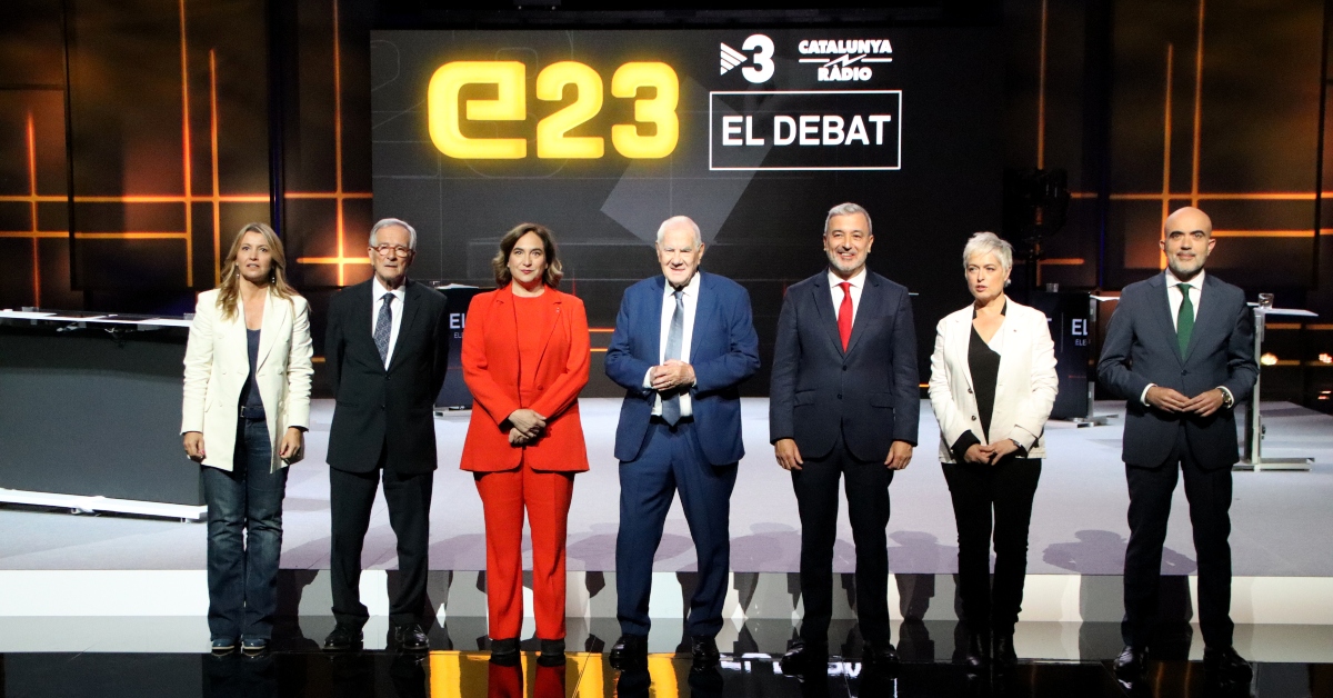 Els alcaldables a Barcelona abans del debat de TV3 (Blanca Blay, ACN)