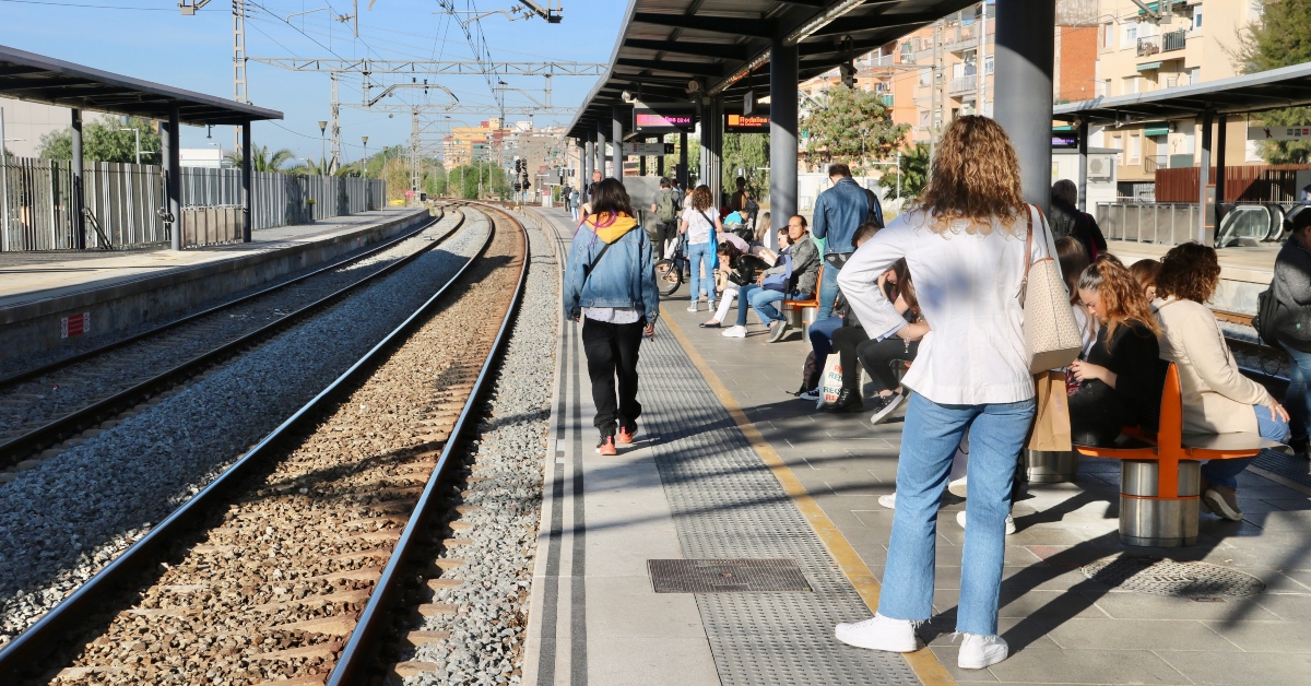 Estación de Rodalies en Gavà (ACN)