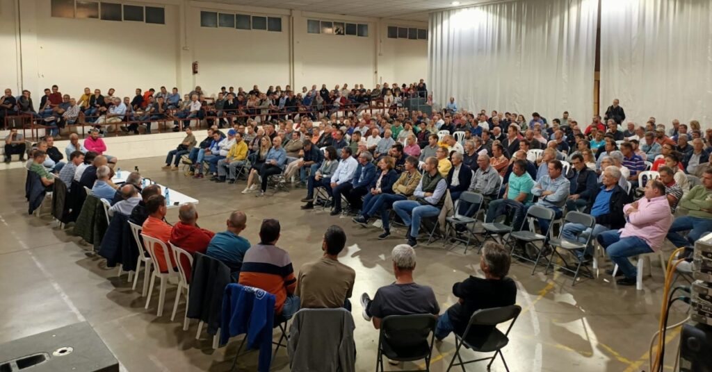 La reunió de la Plataforma celebrada a Miralcamp, al Pla d'Urgell (Plataforma del Manifest del Gran Urgell)