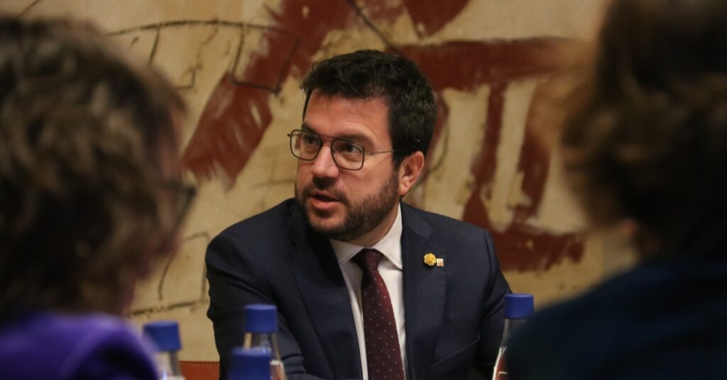 Pere Aragonès, presidente de la Generlitat de Catalunya (ACN)