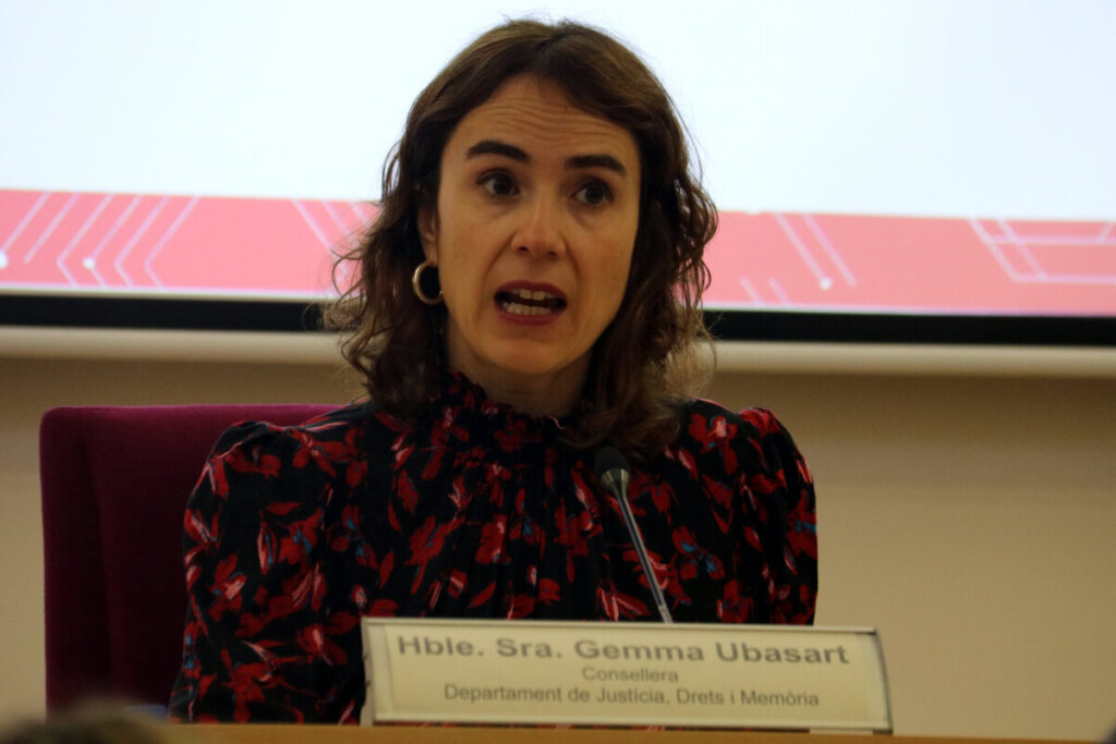 La consejera de Justicia, Gemma Ubasart (ACN)