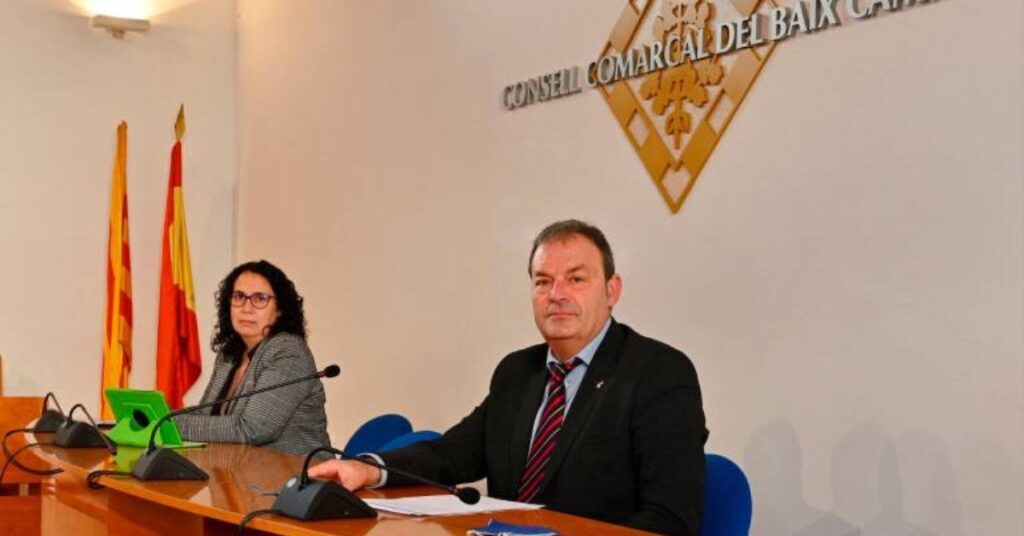 Joaquim Calatayud como presidente del Consell Comarcal del Baix Camp