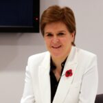 La ex primera ministra de Escocia, Nicola Sturgeon, en Glasgow, Escocia (Natàlia Segura, ACN)