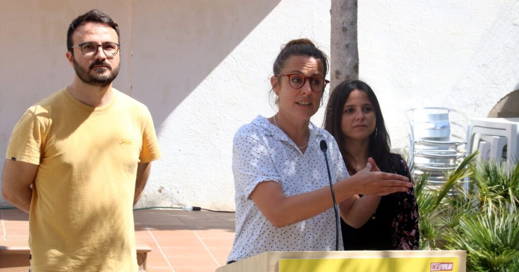 Mireia Vehí durante la rueda de prensa (Àlex Recolons)