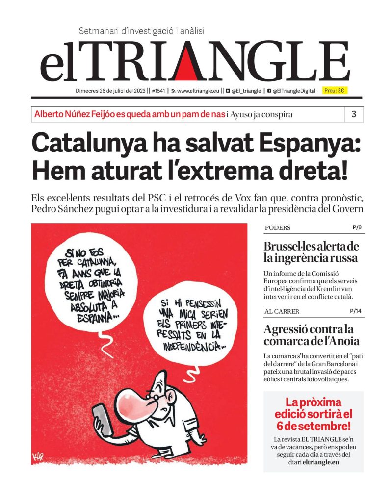 Catalunya ha salvat Espanya: Hem aturat l’extrema dreta!