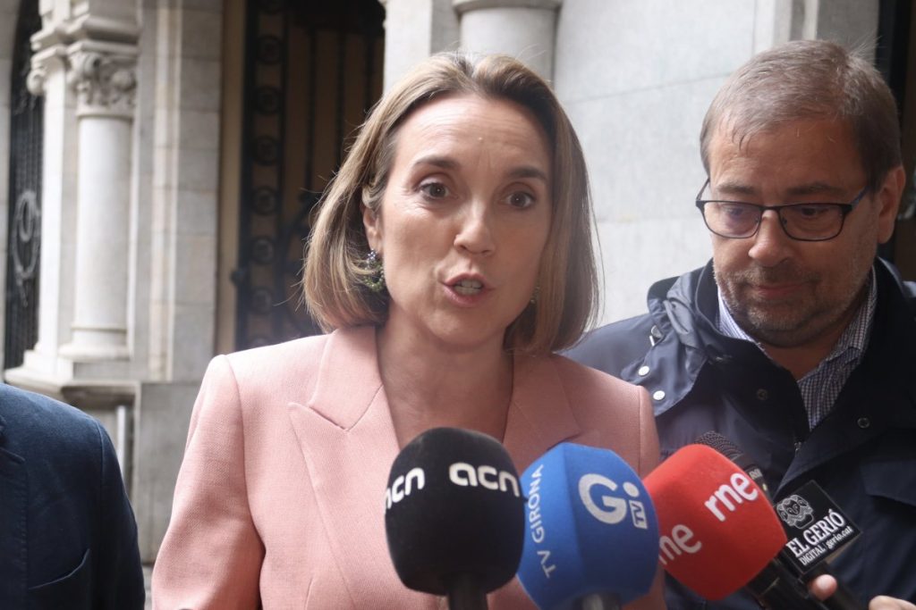 La secretària General del PP, Cuca Gamarra