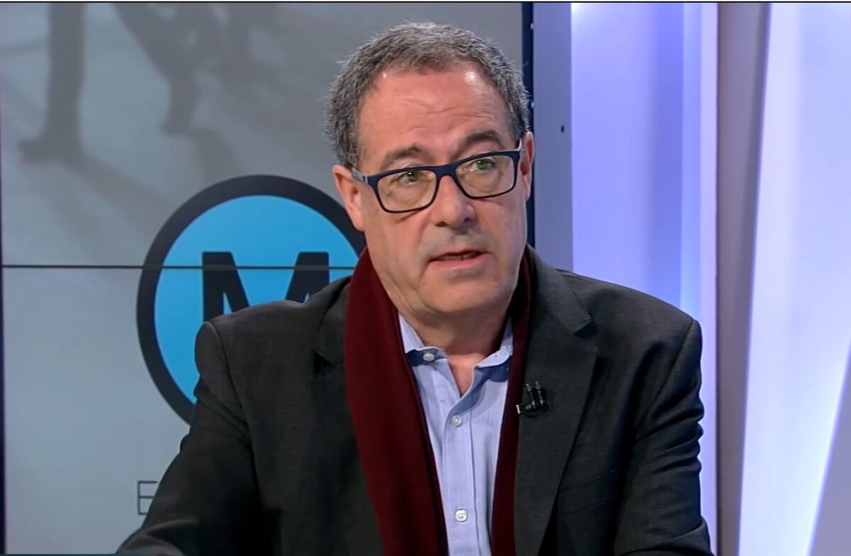 Pere Macias, en una intervenció al programa Els matins de TV3, quan va ser nomenat coordinador del Pla de Rodalies, el 2018