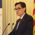 Salvador Illa durante su discurso en la XXVIII Encuentro de Economía de S'Agaró (Aleix Freixas y Ariadna Reche, ACN).