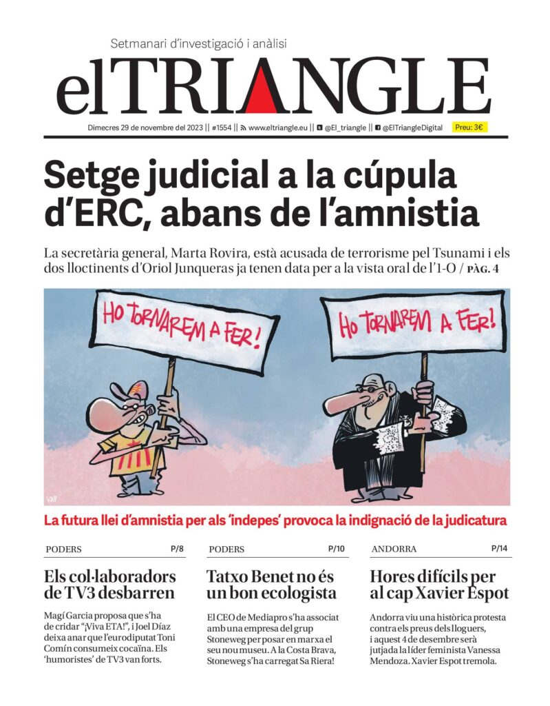 Setge judicial a la cúpula d’ERC, abans de l’amnistia