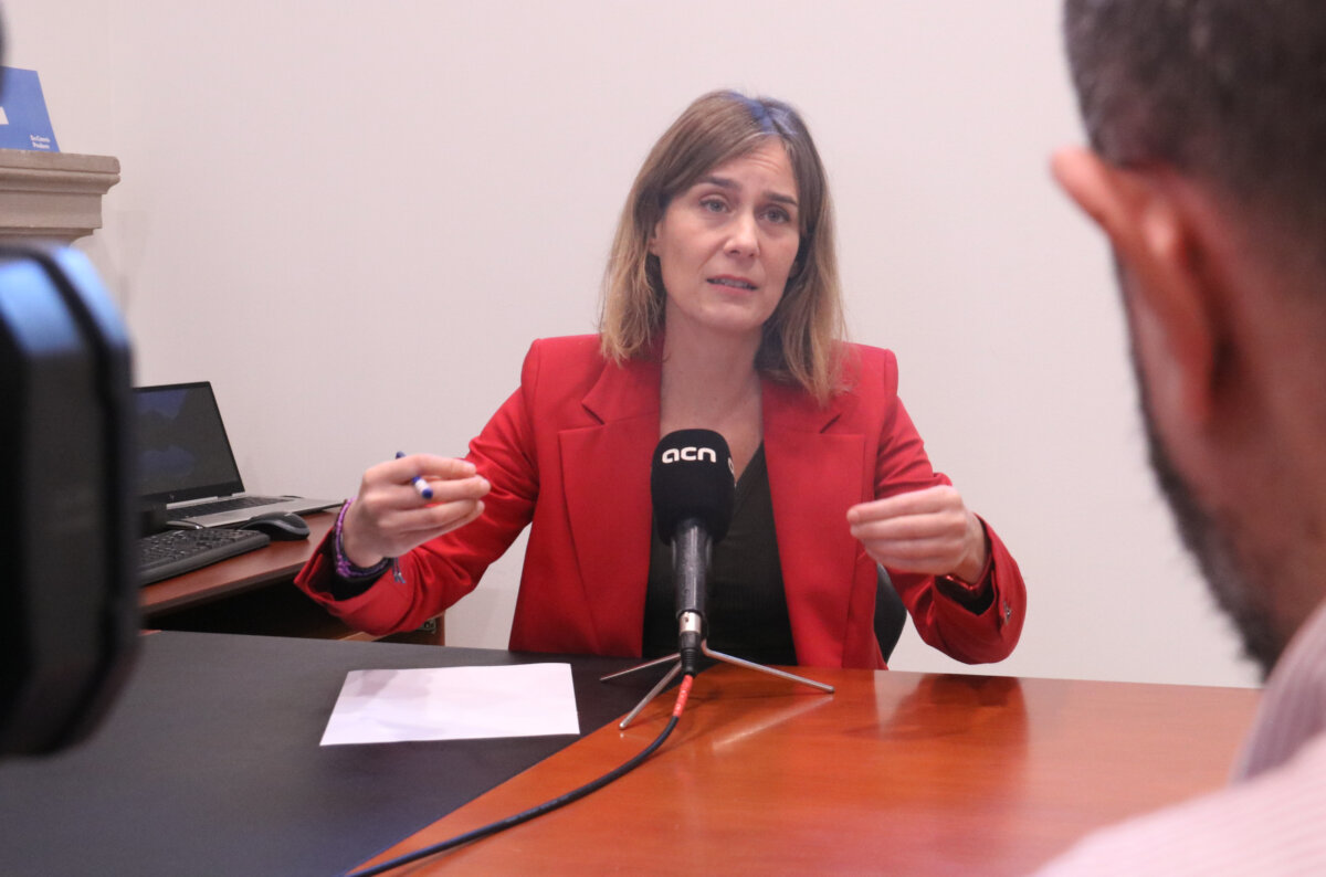 Entrevista de l'ACN a la líder dels comuns, Jéssica Albiach (Gerard Artigas, ACN)