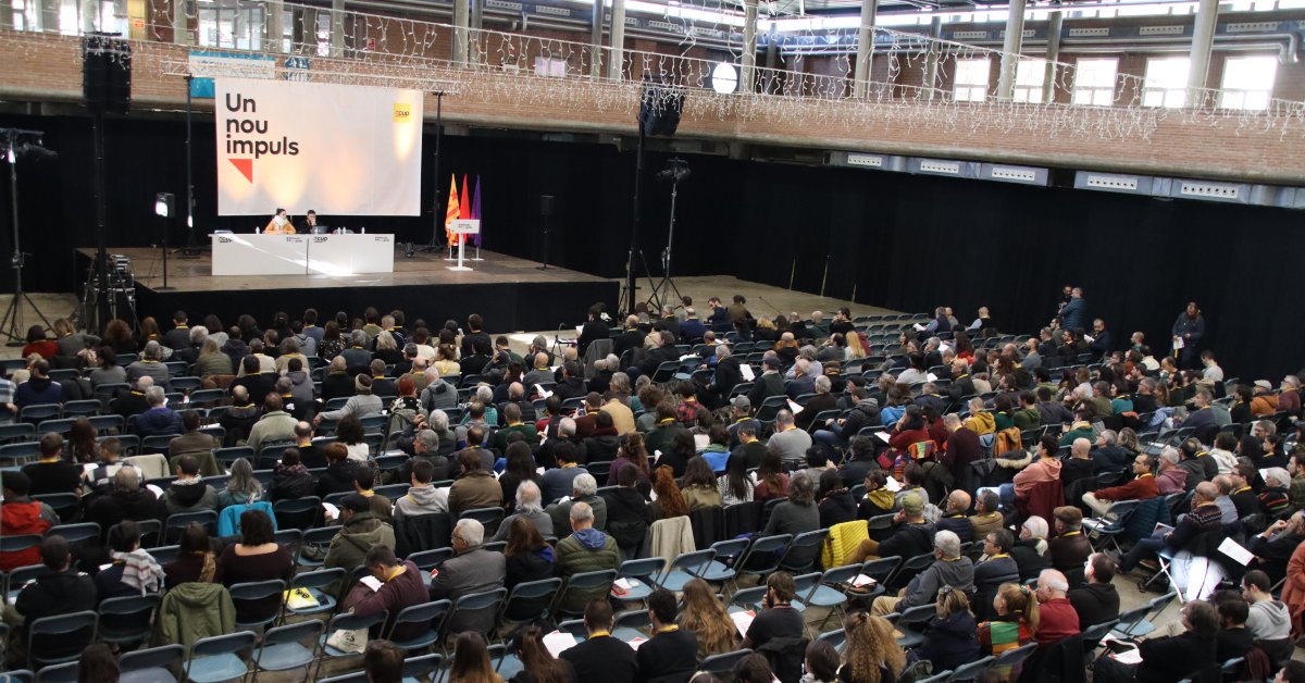 La CUP celebra su Congreso Nacional Abierto en Girona en el llamado 'Procés de garbí' (Mariona Puig, ACN)