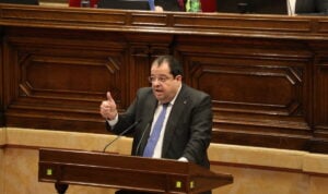 Joan Ignasi Elena, quan era el conseller d'Interior (Parlament de Catalunya)