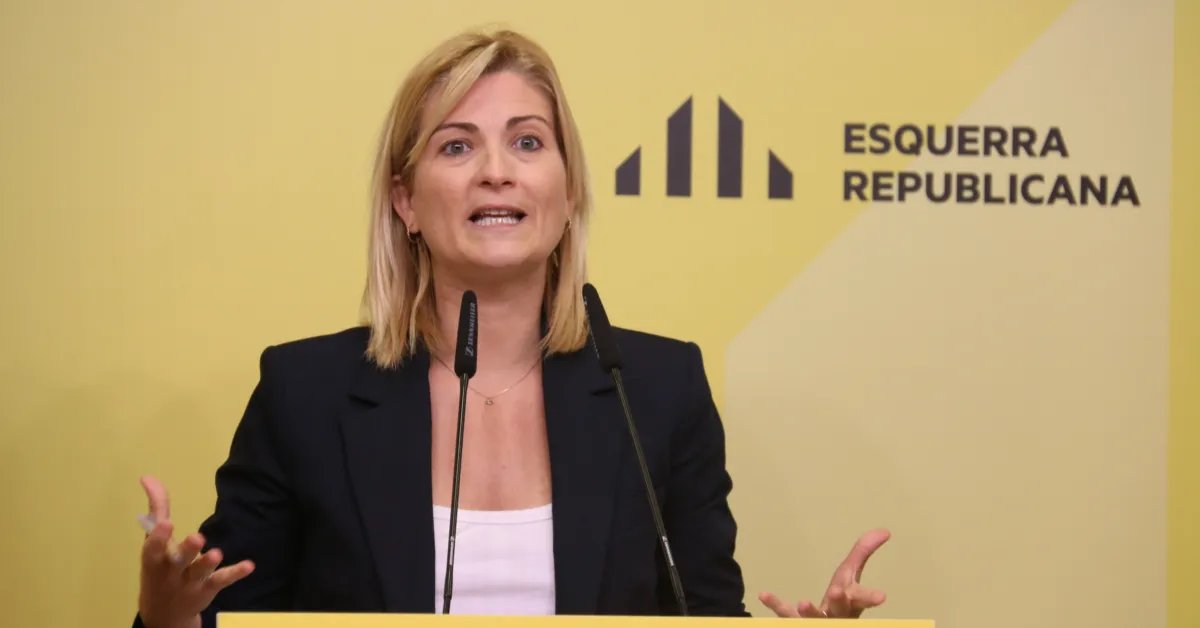 La portavoz de ERC, Raquel Sans (ACN)