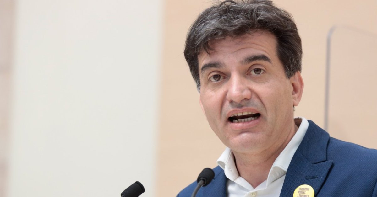 Sergi Sabrià al ple d'investidura del 30 de març del 2021 (ACN)