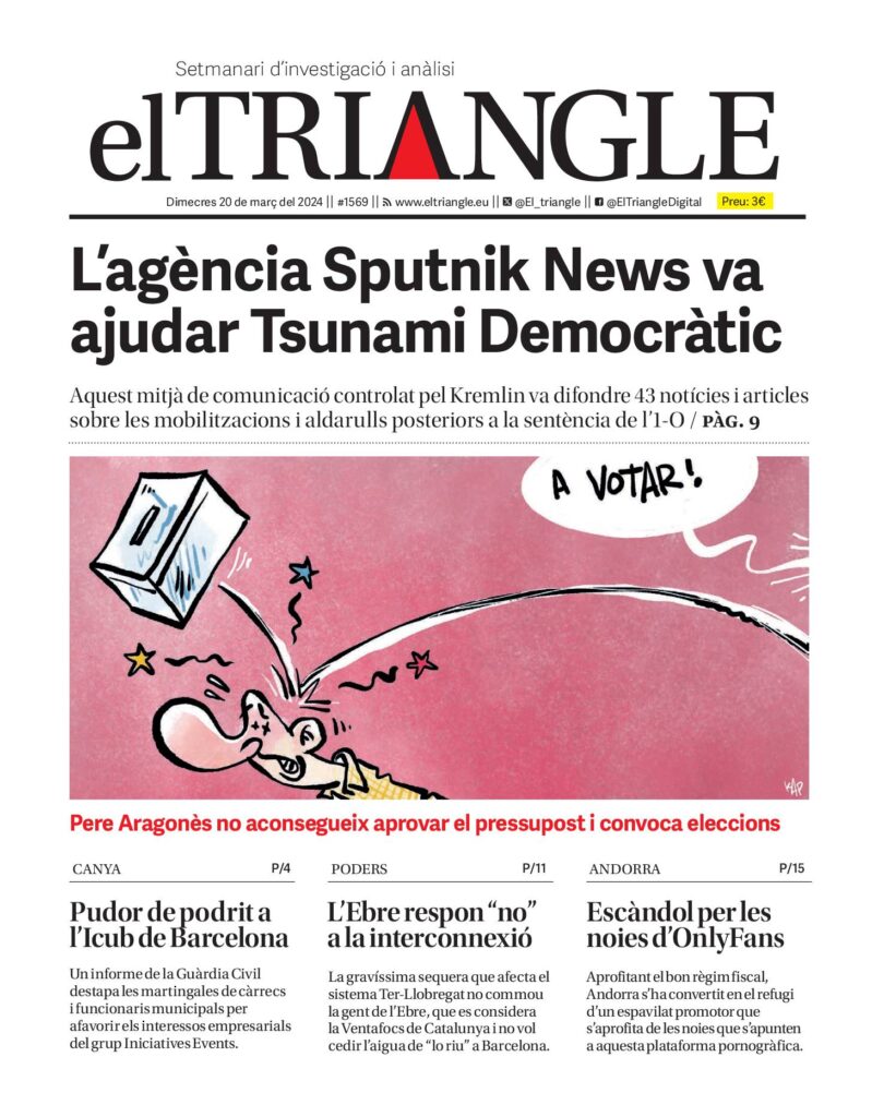 L’agència Sputnik News va ajudar Tsunami Democràtic