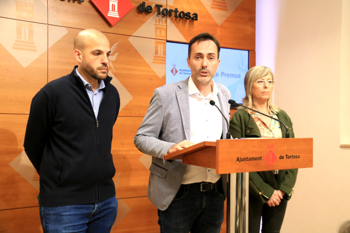 Compareixença de l'alcalde de Tortosa, Jordi Jordan - Foto: ACN, Anna Ferràs