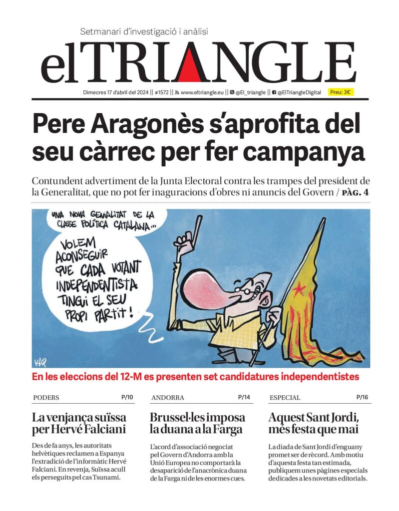 Pere Aragonès s’aprofita del seu càrrec per fer campanya