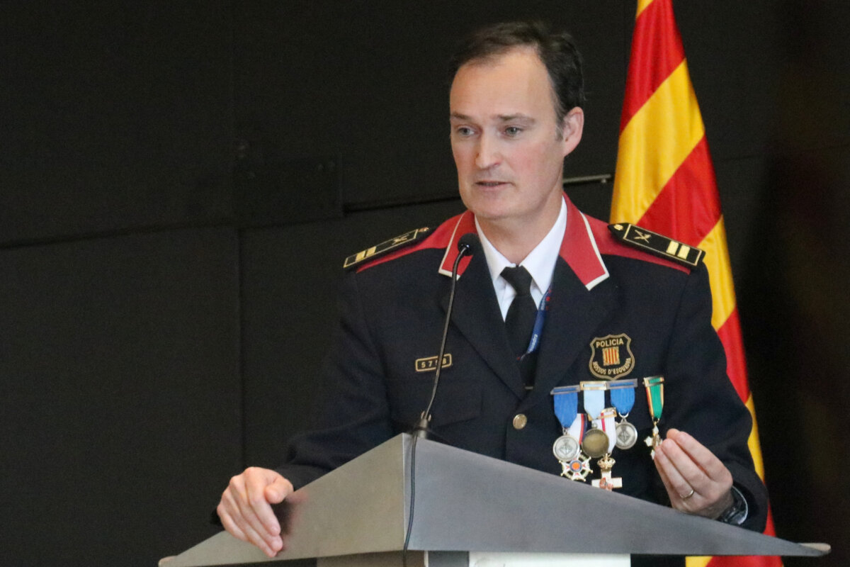 El comissari en cap dels Mossos, Eduard Sallent - Foto: ACN, Albert Segura