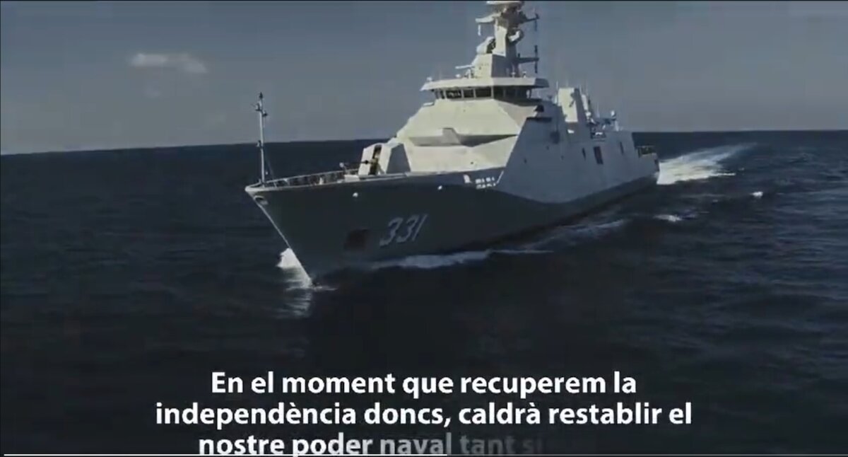 Imatge del video del promoció del llibre ‘Nou estol. Restablint el poder naval català’, de la Societat d’Estudis Militars