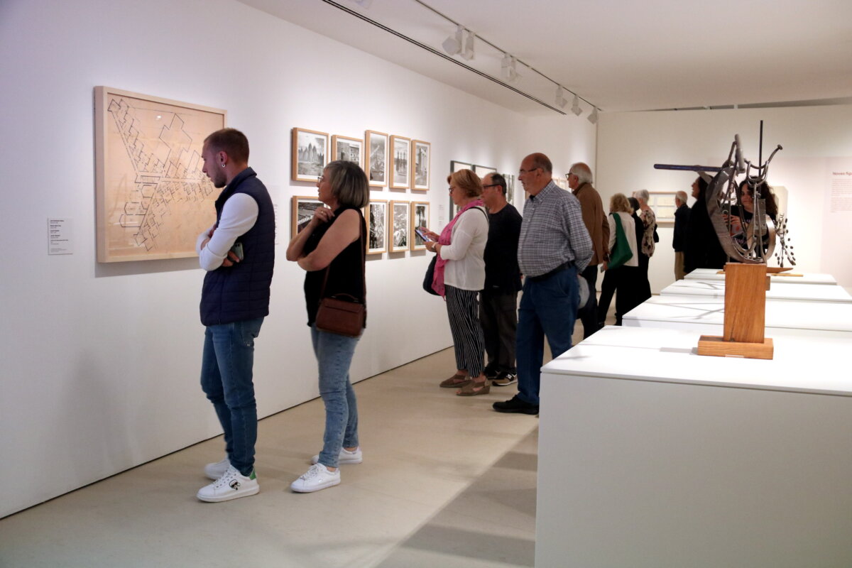 Primeros visitantes del Museo Morera de Lleida (Alba Mor, ACN)