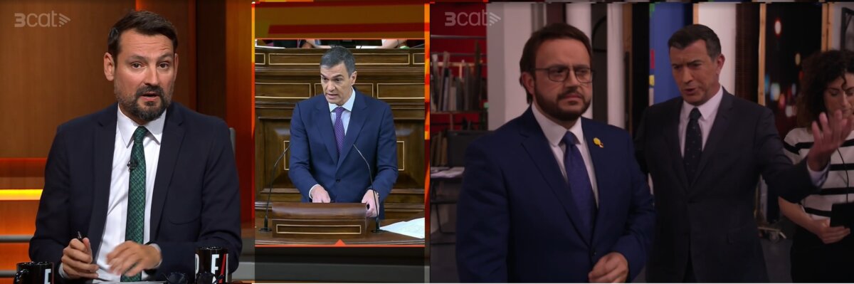 Òscar Andreu a ‘Està passant’ i ‘Pere Aragonès’ a ‘Polònia’, reclamant a Pedro Sánchez que reconegui la independència de Catalunya