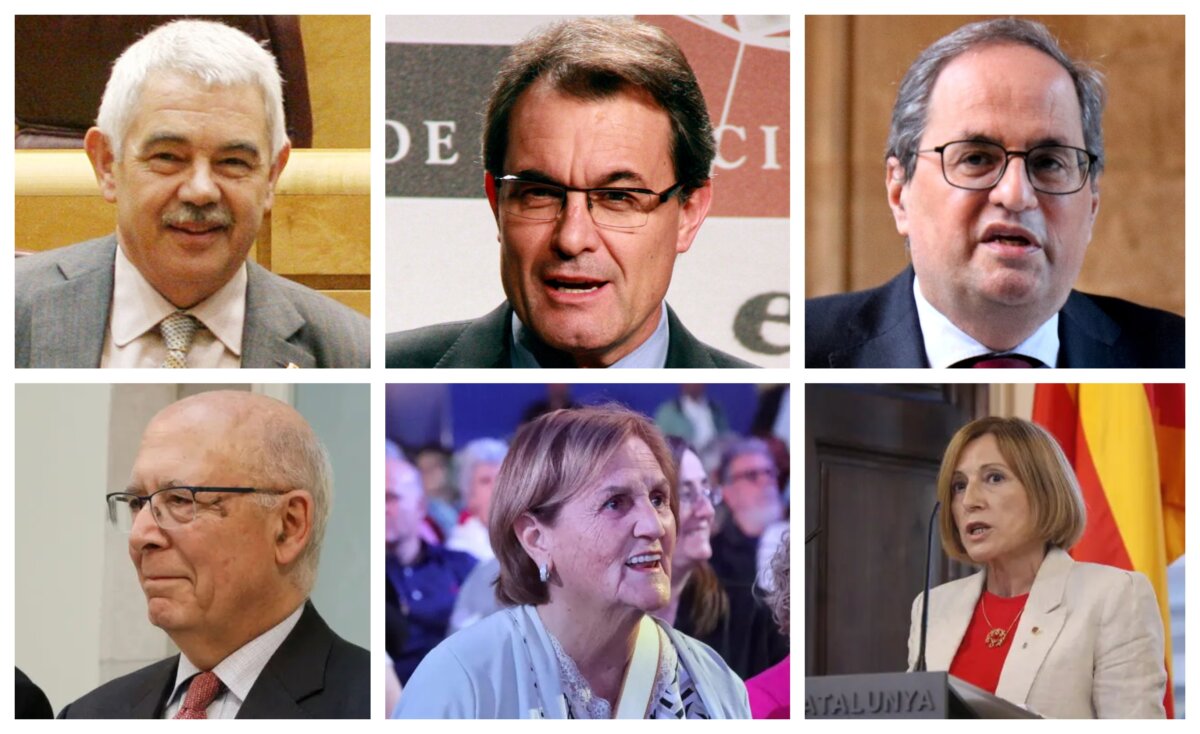 Expresidents de la Generalitat i del Parlament que han cobrat una pensió el 2023 (Marta Sierra i Guifré Jordan, visualitzacions, ACN)