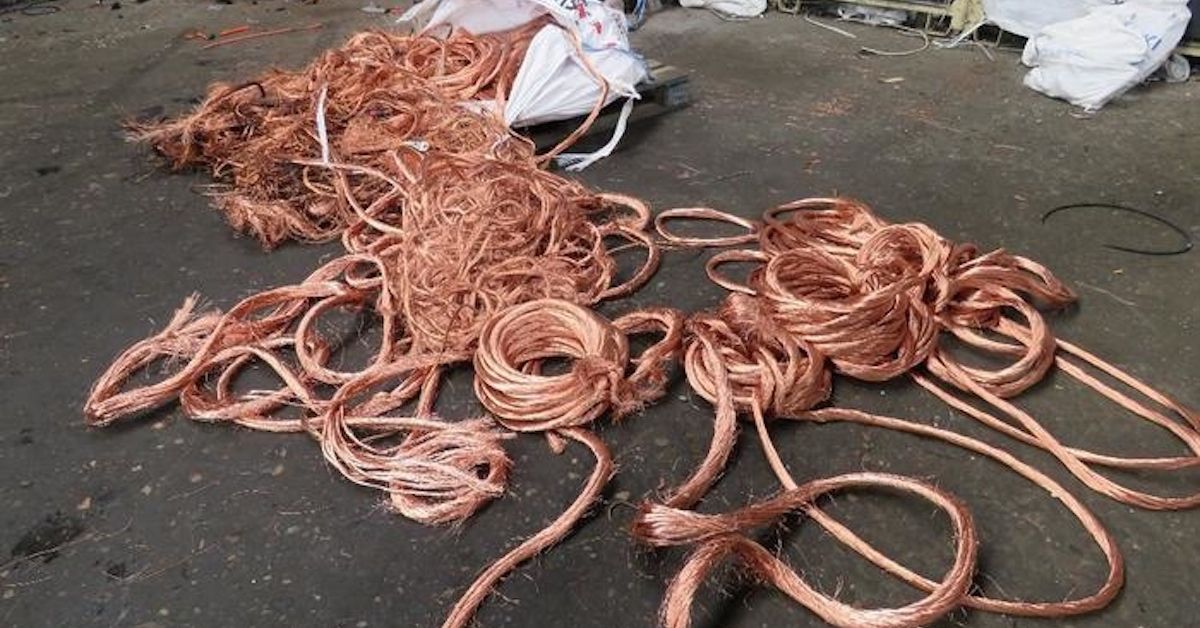 Cobre robado (Mossos d'Esquadra)