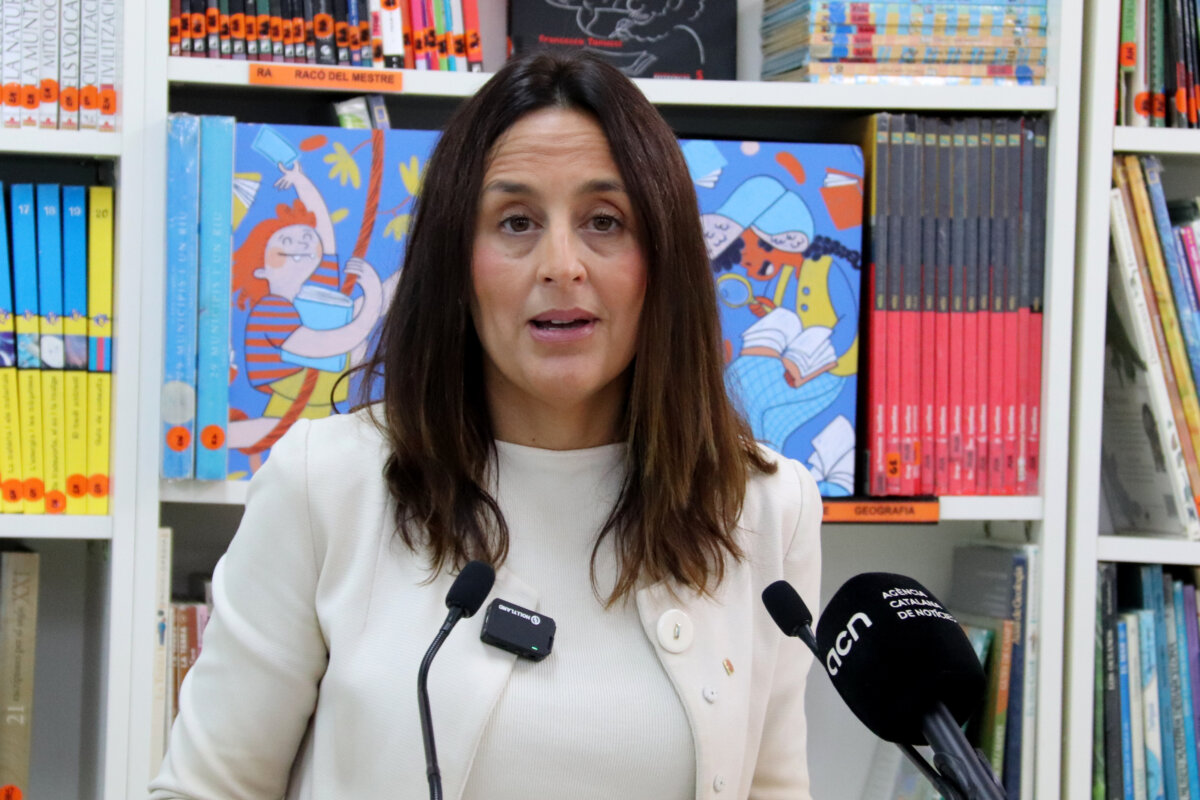 La consellera de Educación, Esther Niubó (Gemma Sánchez Bonel, ACN)
