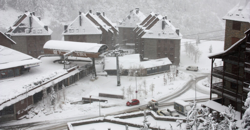 Nevada en Baqueira, Valle de Arán (Marta Lluvich, ACN)