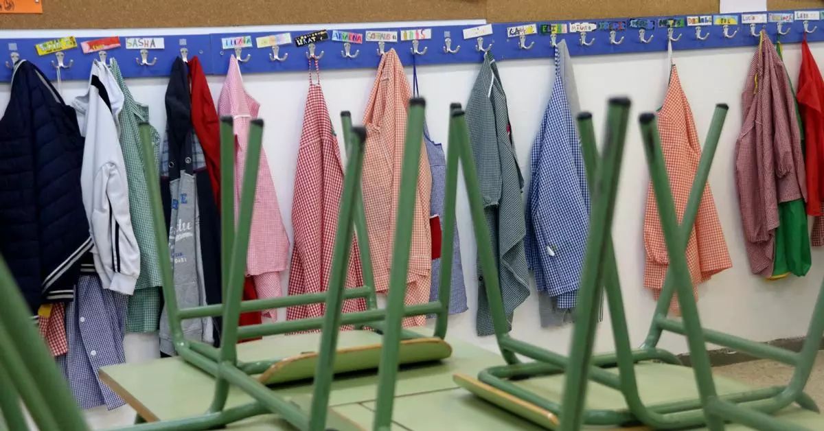 Una aula en una imatge d'arxiu (ACN)