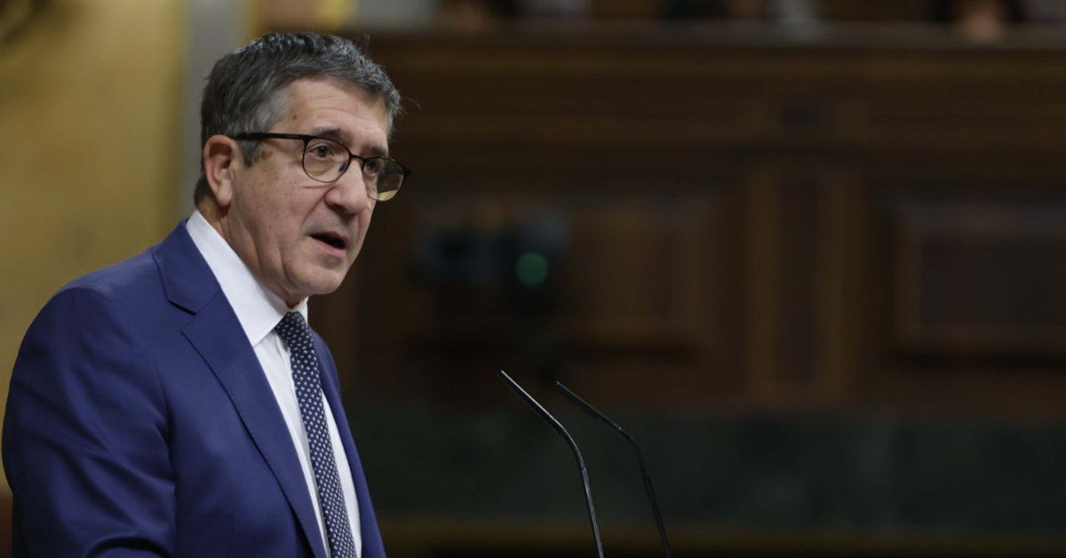 El portaveu del PSOE, Patxi López, en una imatge d'arxiu (Congrés dels Diputats)
